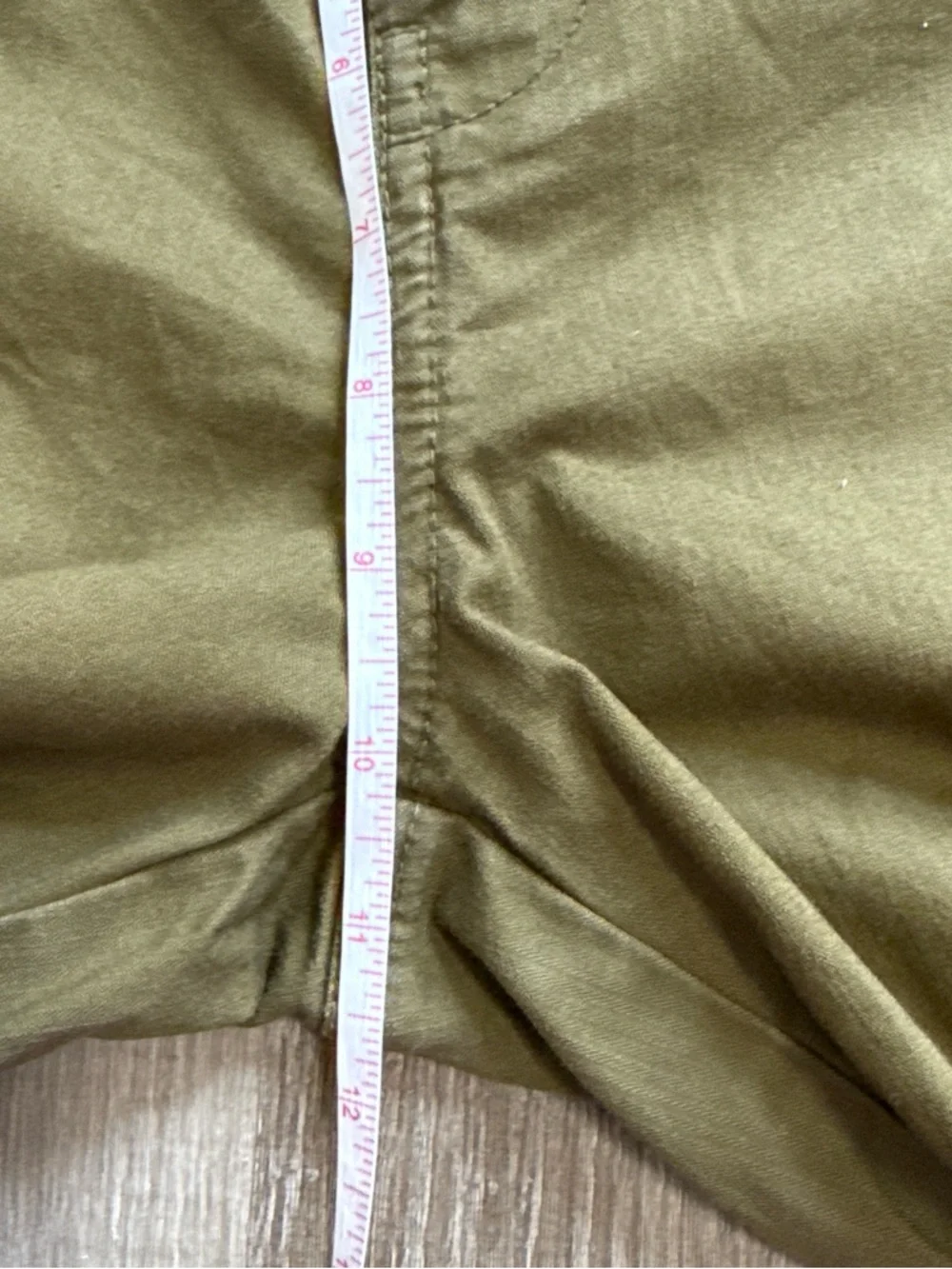 Pact Organic Cotton Olive Green Chino Style French Work Surplus Pants Size XS - Picture 10 of 12